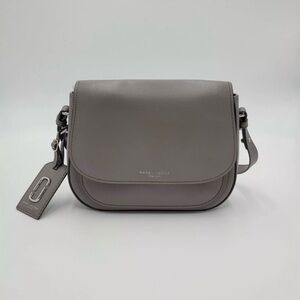 Marc Jacobs New York Rider Gray Genuine Leather Crossbody Shoulder Bag NWOT